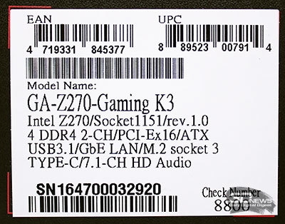 Обзор материнской платы Gigabyte GA-Z270-Gaming K3: игры без излишеств