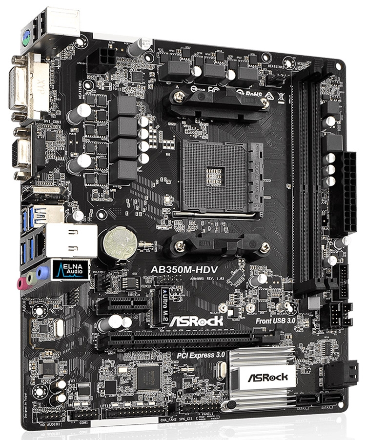 ASRock AB350M-HDV