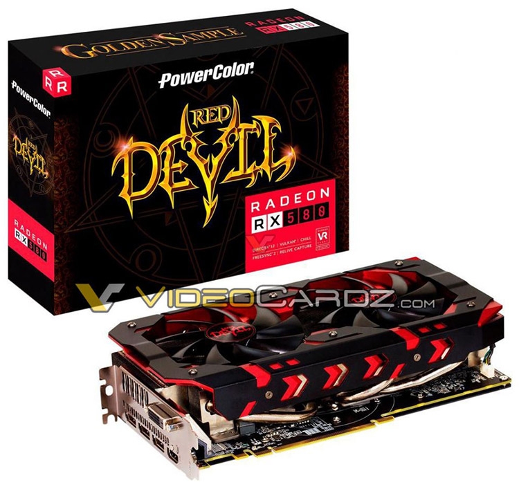 Настройка видеокарта powercolor radeon rx 580 4gb