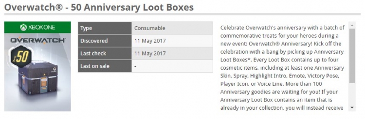 Слухи: день рождения Overwatch отметят сезонным мероприятием и релизом GotY-издания