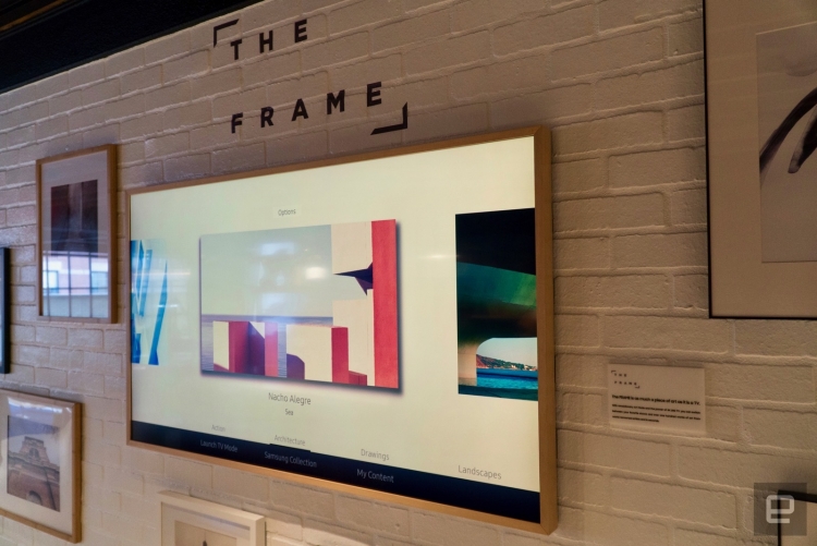 Samsung Frame TV претендует на роль дизайнерского украшения интерьера - «Новости сети»