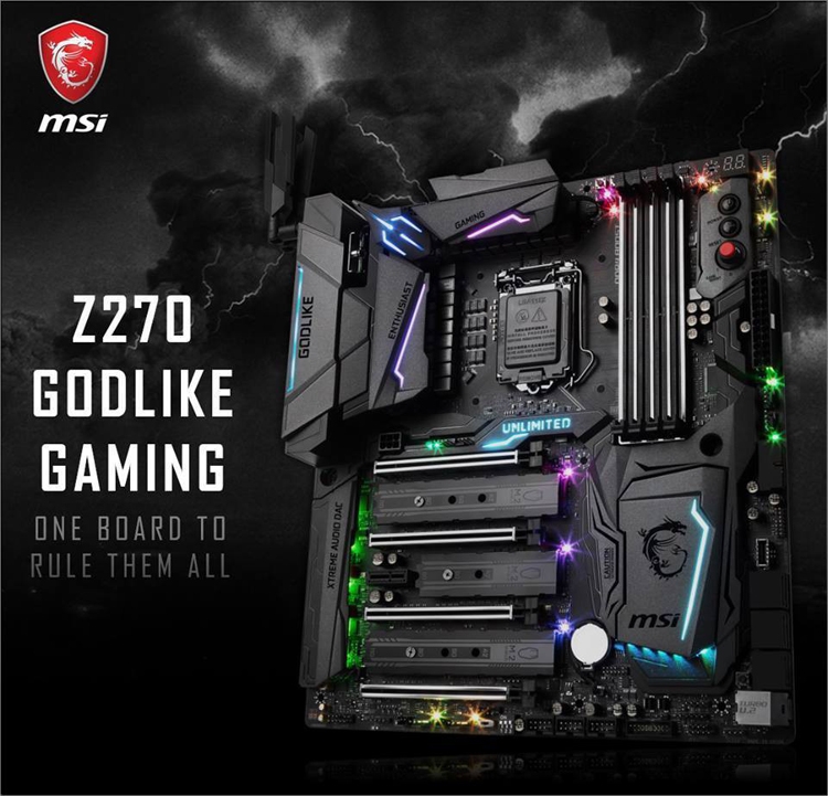 Плата MSI Z270 Godlike Gaming рассчитана на игровые ПК топового уровня - «Новости сети»