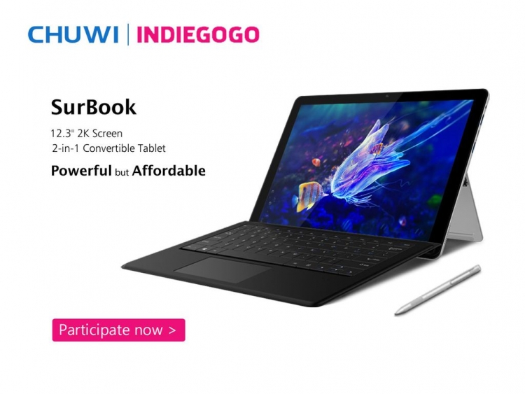 Chuwi озвучила стоимость планшета SurBook, предлагаемого в качестве альтернативы Surface Pro 4 - «Новости сети»