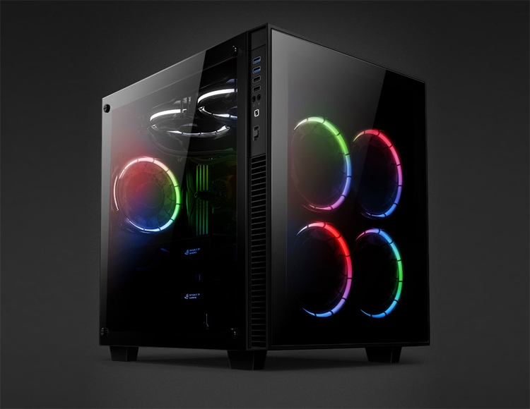 Anidees AI Crystal Cube RGB: двухсекционный корпус для мощных систем