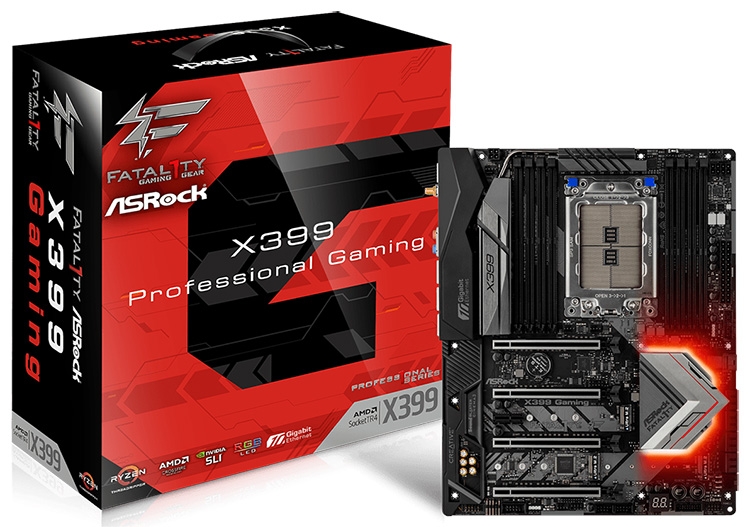 Платы X399 Taichi и Fatal1ty X399 Professional Gaming открыли модельный ряд ASRock TR4