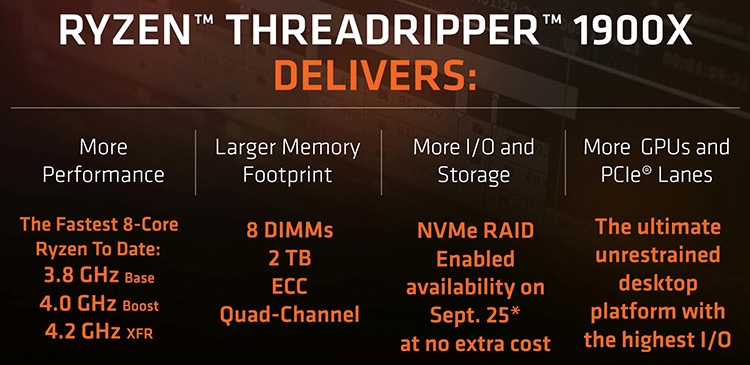 858 2 - Стартовали продажи процессора AMD Ryzen Threadripper 1900X и поставки Ryzen PRO