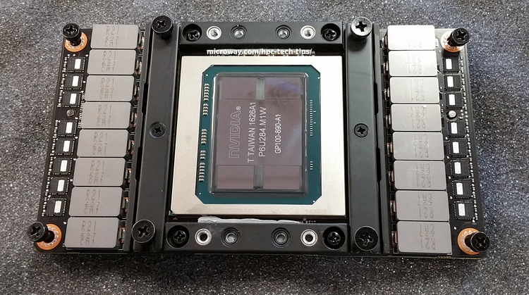 Ускоритель NVIDIA Tesla P100 в версии NVLink
