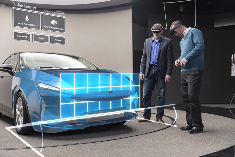 Очки Microsoft HoloLens помогут Ford в создании автомобилей"