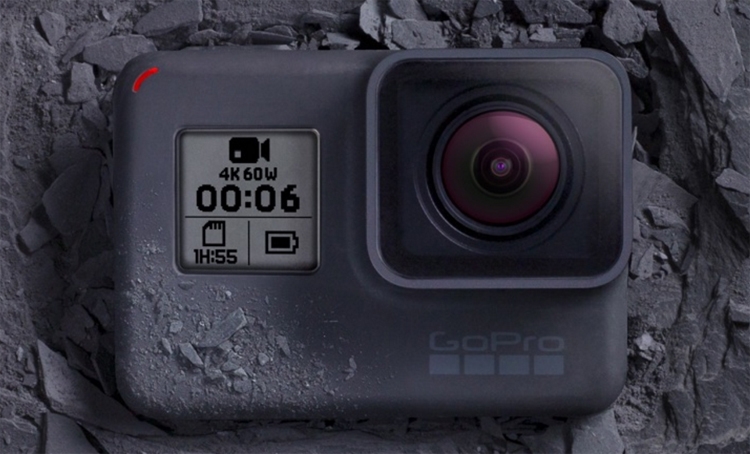 Экшен-камера GoPro Hero6 Black поддерживает запись видео 4K