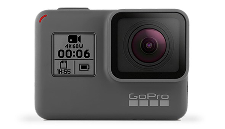 Экшен-камера GoPro Hero6 Black поддерживает запись видео 4K