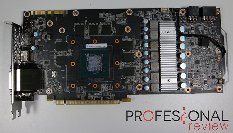  PCB модели KFA2 GeForce GTX 1070 EX (фото profesionalreview.com) 