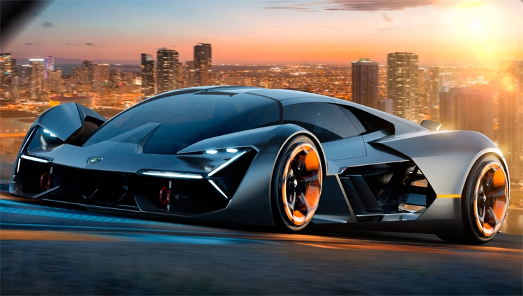 Фото дня: концептуальный электрический суперкар Lamborghini Terzo Millennio