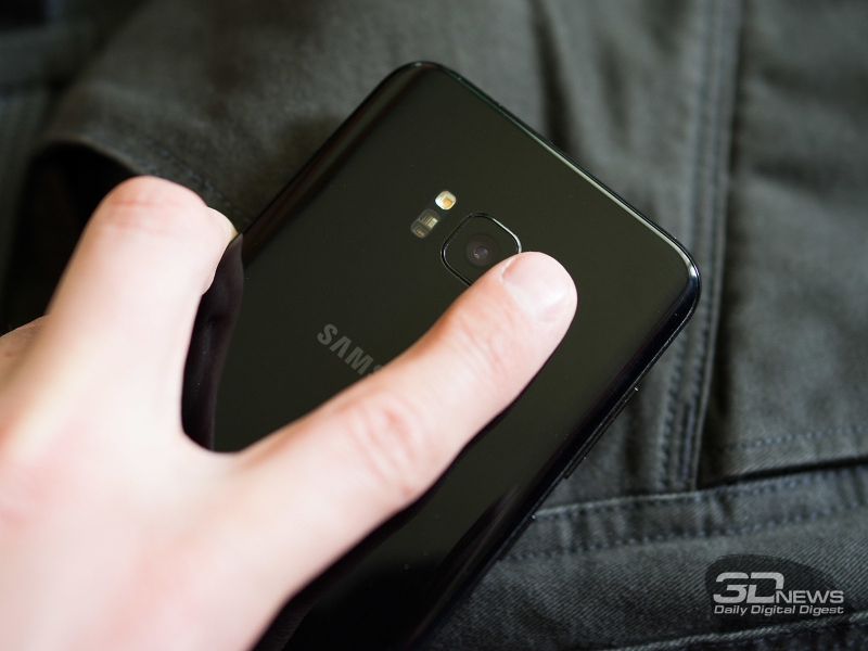  Сканер отпечатков на Samsung Galaxy S8+ 