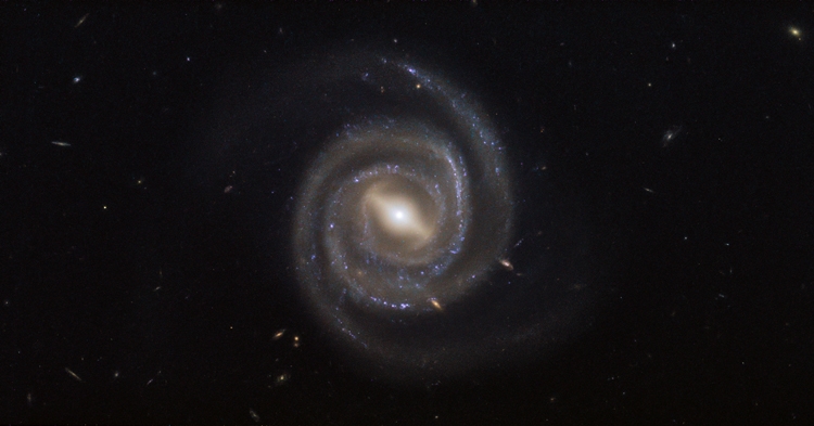 Фото дня: великолепная спиральная галактика с перемычкой