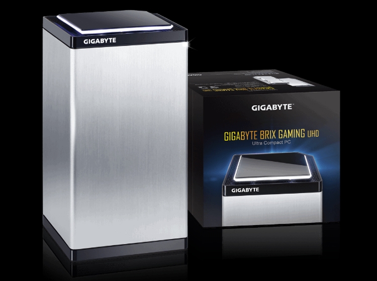 Компактный компьютер GIGABYTE Brix Gaming UHD оснащён чипом Intel Xeon E3