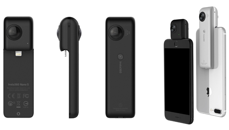 CES 2018: аксессуар Insta360 Nano S превратит iPhone в панорамную камеру"