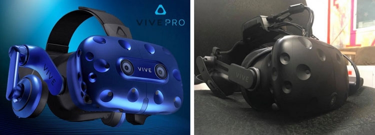 Слева Vive Pro, справа Vive Pre (Silicon Valley Global News)