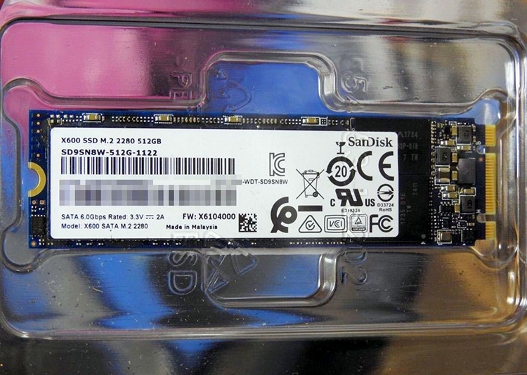 Накопители SanDisk X600 вышли в двух форм-факторах