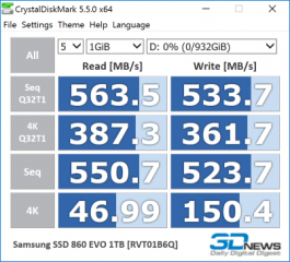  Samsung 860 EVO 1TB 