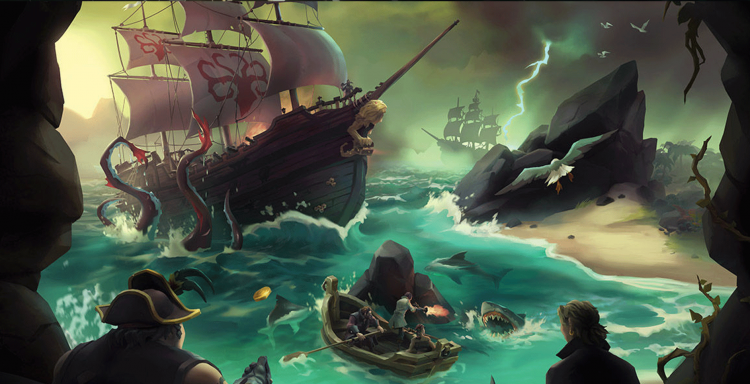 В файлах Sea of Thieves обнаружили упоминание кракена и кастомизации кораблей