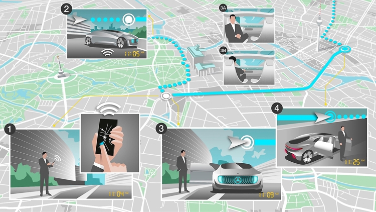 Mercedes и Bosch готовятся к началу испытаний роботизированных такси"