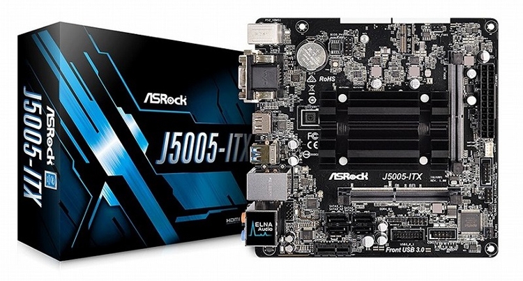 ASRock J5005-ITX: плата формата Mini-ITX с процессором Intel Gemini Lake