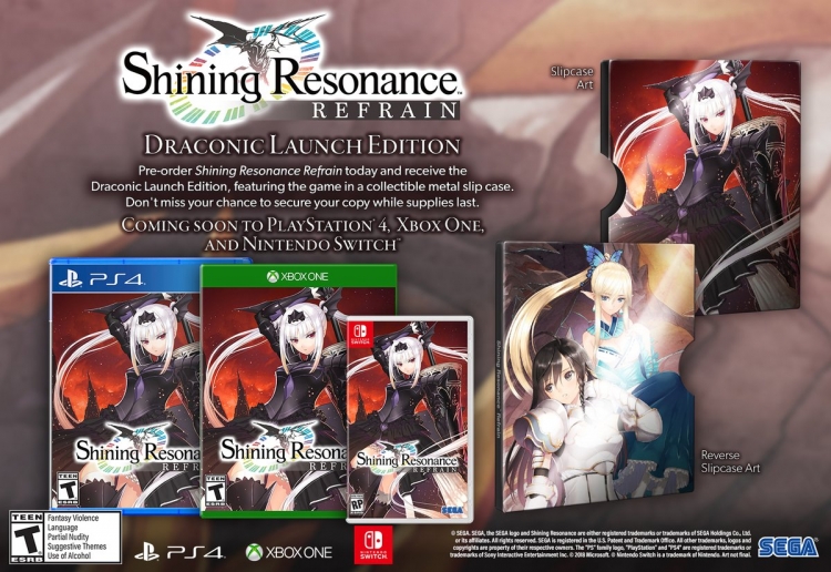 Анонсирован ремастер японского ролевого экшена Shining Resonance для ПК и консолей