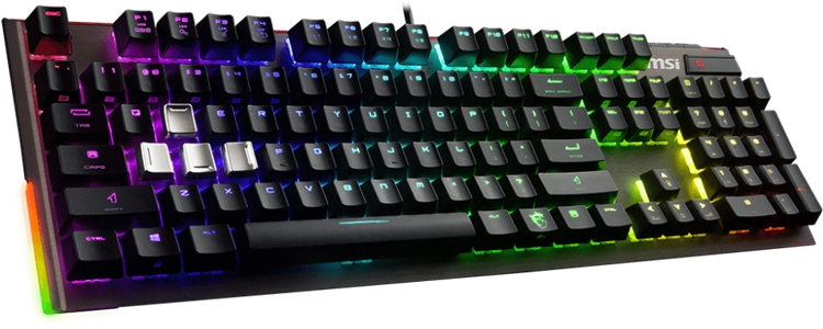 MSI Vigor GK80/GK70: механические игровые клавиатуры с RGB-подсветкой