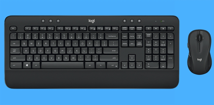 Logitech MK545 Advanced: клавиатура и мышь с беспроводным подключением к ПК"