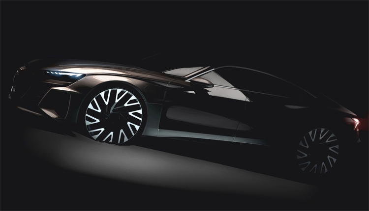 Audi приоткрыла завесу тайны над электрокаром e-tron GT"