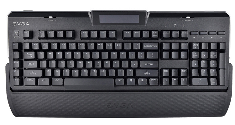 Механическая клавиатура EVGA Z10 наделена встроенным дисплеем"