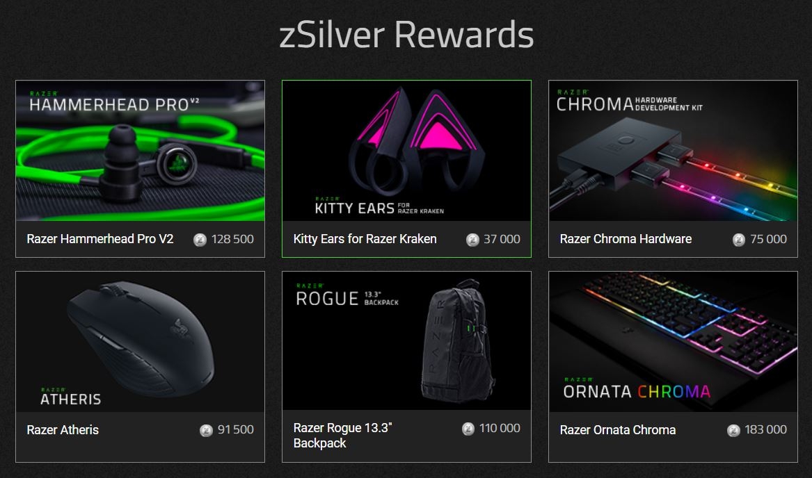 Razer запустила игровой магазин с системой наград