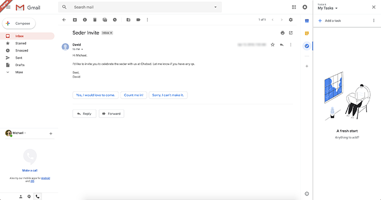 Вот так скоро будет выглядеть Gmail в браузере"