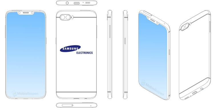 Samsung может выпустить смартфон Galaxy с вырезом в дисплее