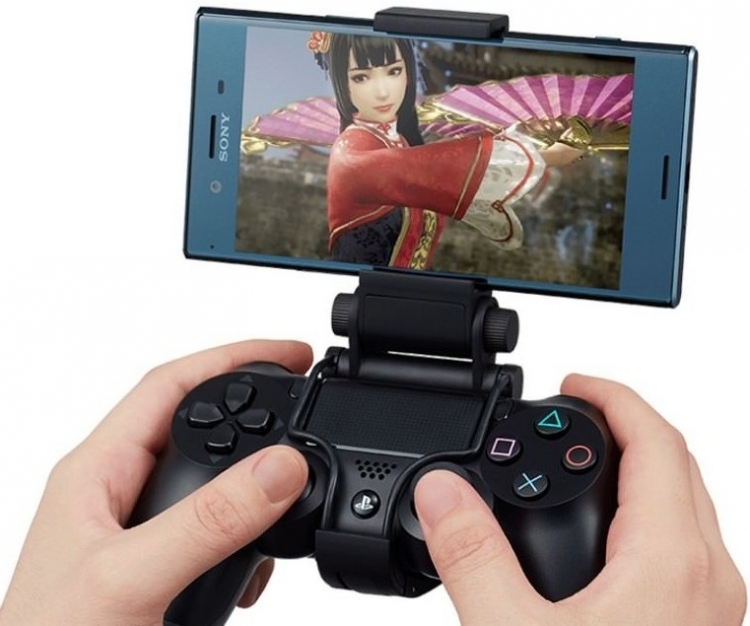 Sony X Mount: фирменный аксессуар для установки смартфонов Xperia на геймпад от PS4