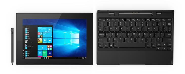 Lenovo Tablet 10: планшет с подсоединяемой клавиатурой и перьевым вводом"