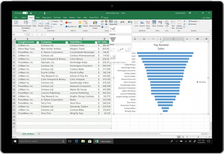 Microsoft представила Office 2019 Preview для коммерческих клиентов"
