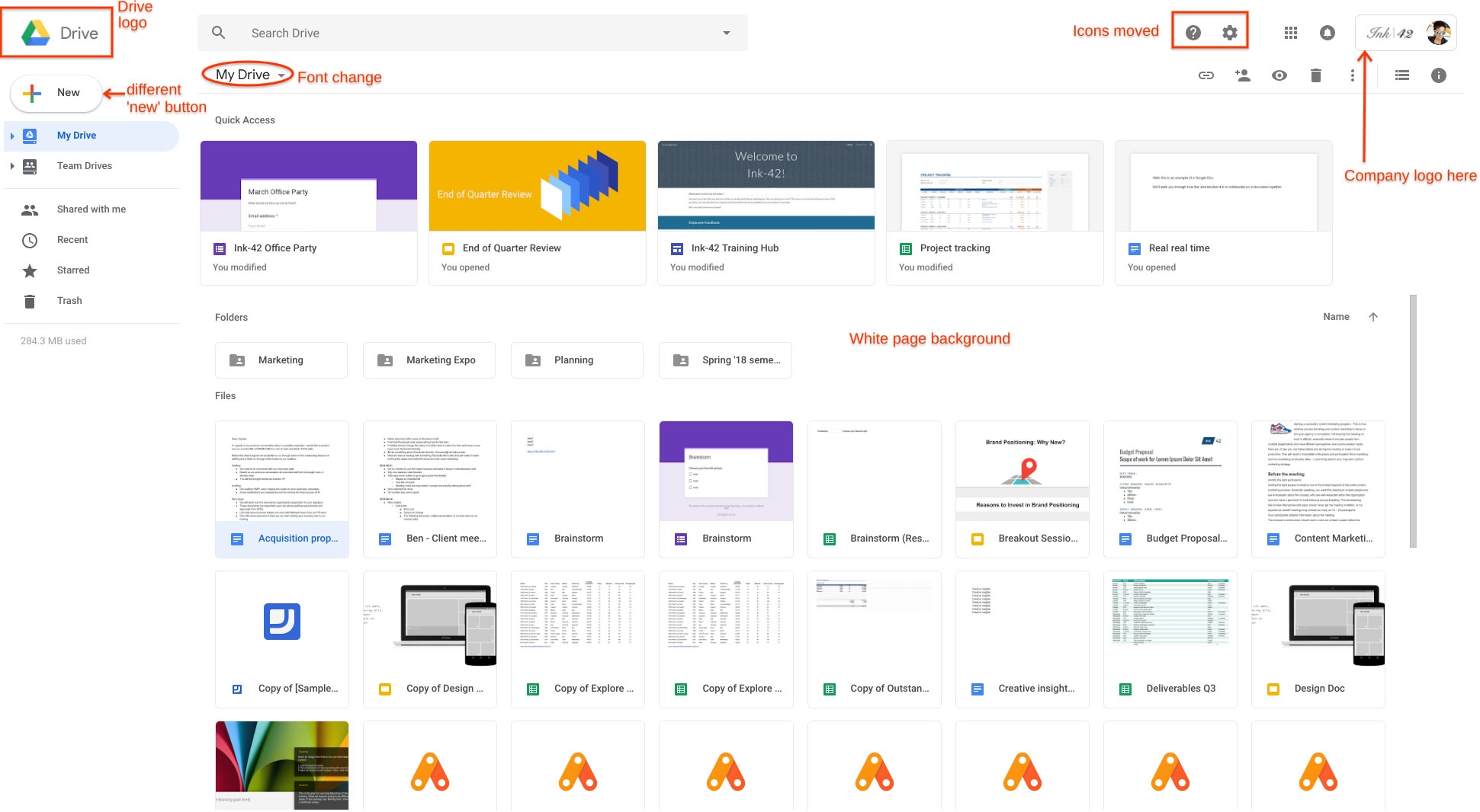 Google переработала Drive в соответствии с новым дизайном Gmail
