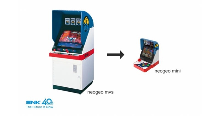 SNK выпустит мини-версию культового игрового автомата Neo Geo MVS