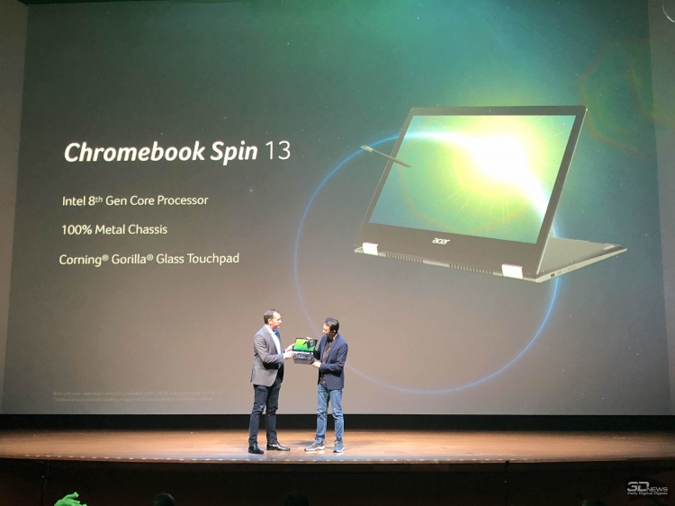 Новые хромбуки Acer — 15” ноутбук-трансформер Chromebook Spin 15 и две 13” модели для бизнеса