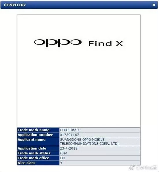 Характеристики Oppo Find X: Snapdragon 845, 2K-дисплей и камера с 5Х-зумом"