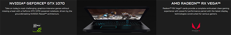 Новый игровой ноутбук Acer получит графику Radeon RX Vega 56