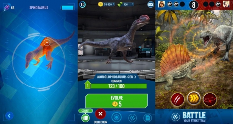 Похожая на Pokemon GO игра Jurassic World Alive вышла на мобильных устройствах