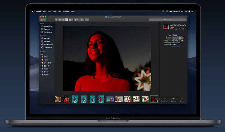 Apple анонсировала macOS Mojave с тёмным стилем"