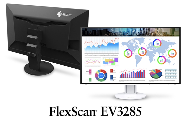 EIZO FlexScan EV3285: безрамочный монитор формата 4K"