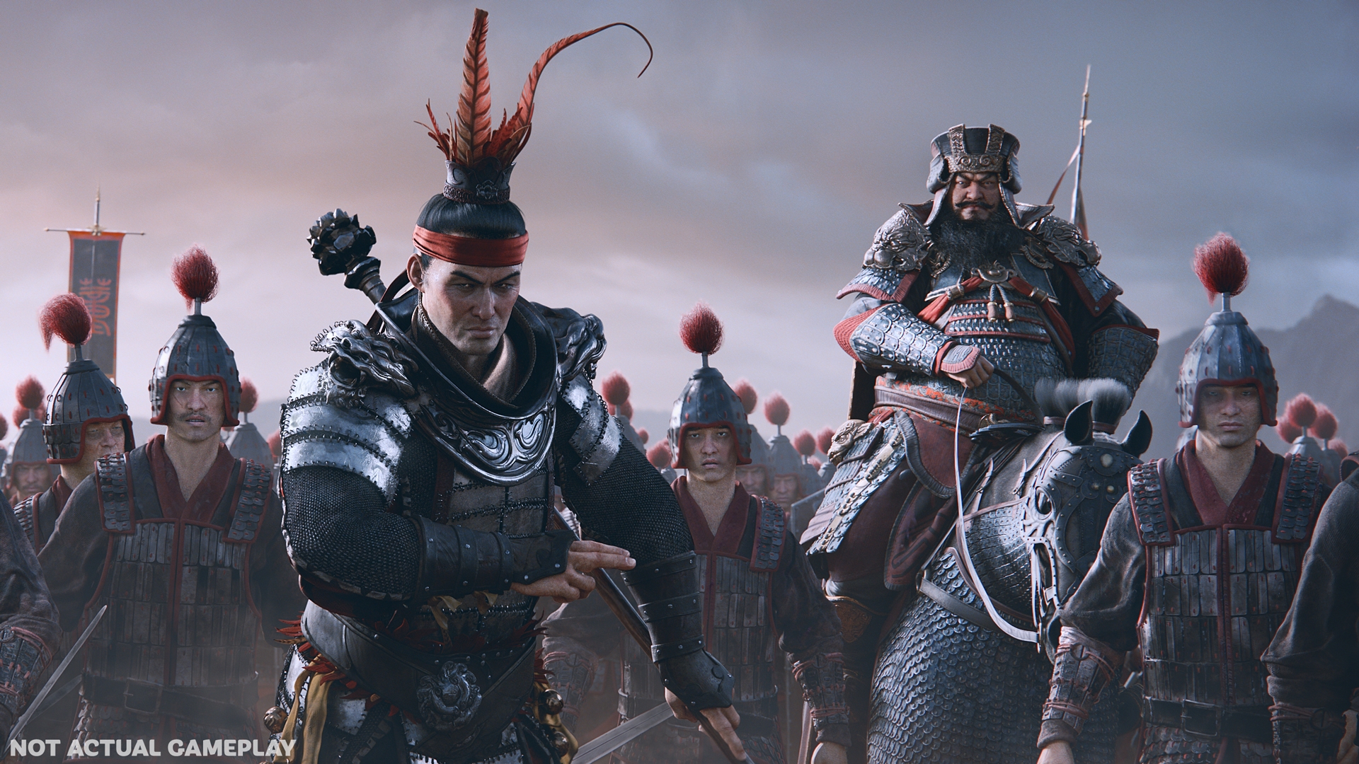 Геймплей Total War: Three Kingdoms — битва стратега Цао Цао и генерала Люй Бу