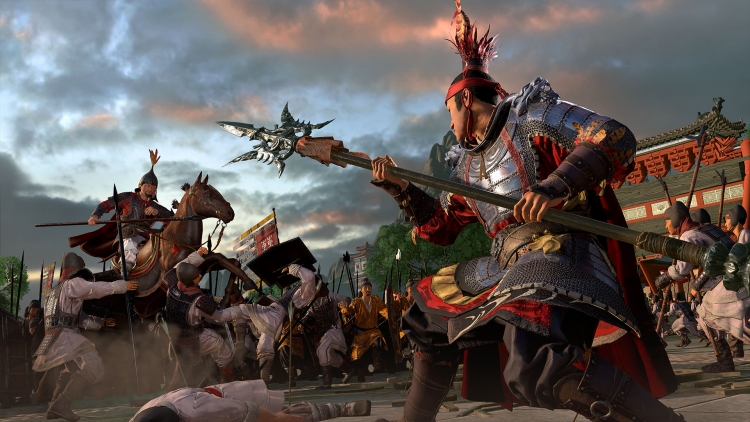 Геймплей Total War: Three Kingdoms — битва стратега Цао Цао
и генерала Люй Бу