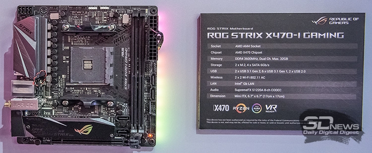  ROG Strix X470-I Gaming 