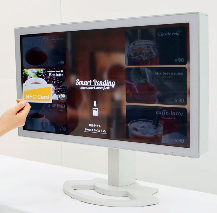 Sharp встроит прозрачные NFC-антенны в экраны дисплеев"