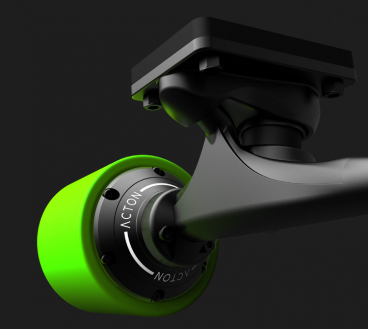 Xiaomi представила электроскейтборд Acton Smart Electric Skateboard"